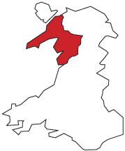Map of Wales