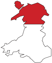 Map of Wales